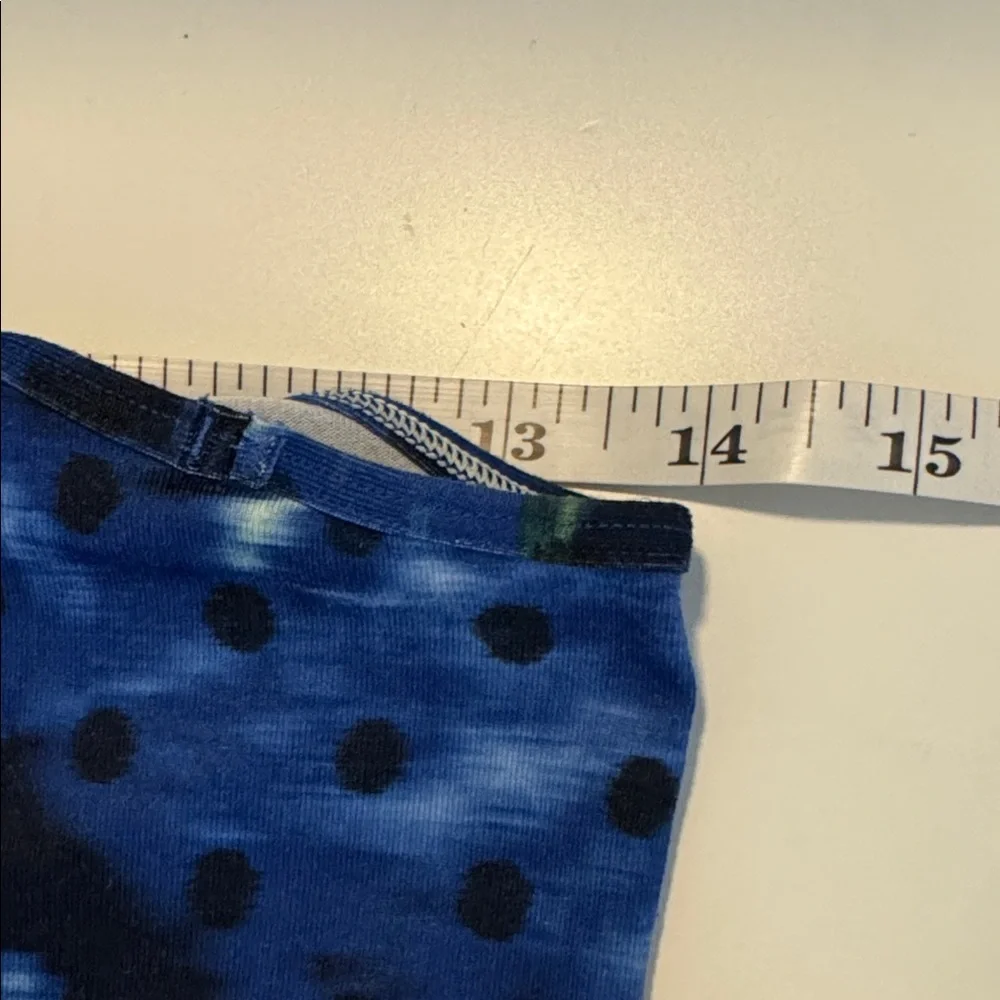 Lululemon Athletica Blue and Green Patterned Tank Top